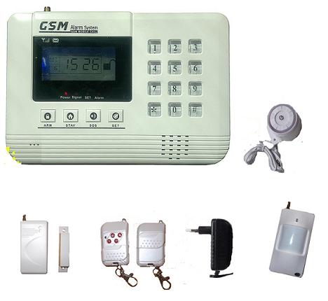 131217. GSM LCD alarm system