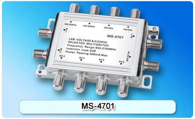 150625. MS-4701 4 in 7 Multiswitch, 4 In Series