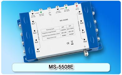 150640. MS-5508E End-type 5 in 8 Multiswitch, 5 In Series
