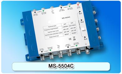 150643. MS-5504C Cascadable Multiswitch of 5 in 4, 5 In Series