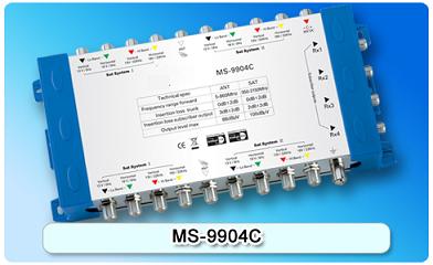 150658. MS-9904C Cascadable Multiswitch of 9 in 4, 9 In Series