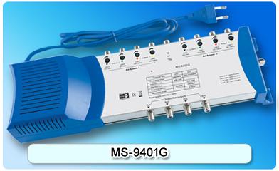 150664. MS-9401G Gain Adjustable Multiswitch of 9 in 4,9 In Series 