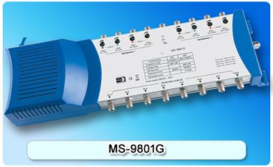 150665. MS-9801G Gain Adjustable Multiswitch of 9 in 8, 9 In Series