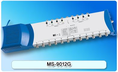 150666. MS-9012G Gain Adjustable Multiswitch of 9 in 12, 9 In Series