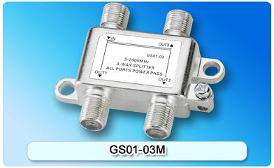 150803. GS01-03M SAT 3-Way Splitter