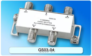 150814. GS03-04 SAT 4-Way Splitter
