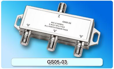 150823. GS05-03 SAT 3-Way Splitter
