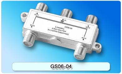 150829. GS06-04 SAT 4-Way Splitter