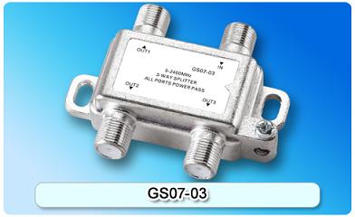 150831. GS07-03 SAT 3-Way Splitter
