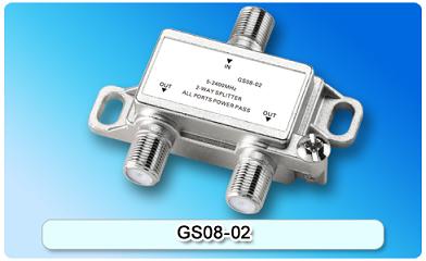 150835. GS08-02 SAT 2-Way Splitter