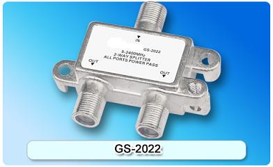 150840. GS-2022 SAT 2-Way Splitter