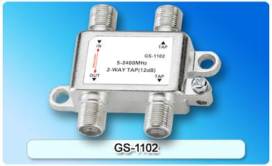 150868. GS-1102 5-2400MHz SAT 2-way Tap