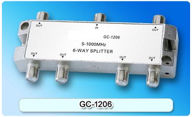 151424. GC-1206 5-1000MHz 6-way Splitter