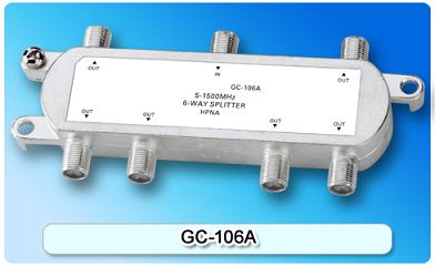151462. GC-106A 5-1500MHz HPNA 6-way Splitter