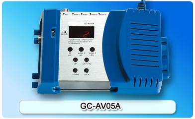 151904. GC-AV05A Home Agile Modulator(Double A/V signal input)