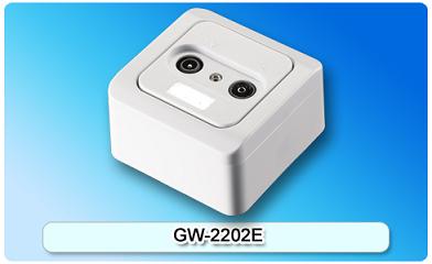 152008. GW-2202E TV/FM wall socket