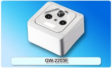 152009. GW-2203E SAT/TV/FM wall socket