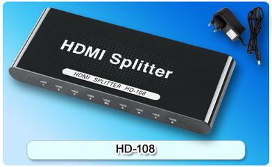 152507. HD-108 HDMI Splitter