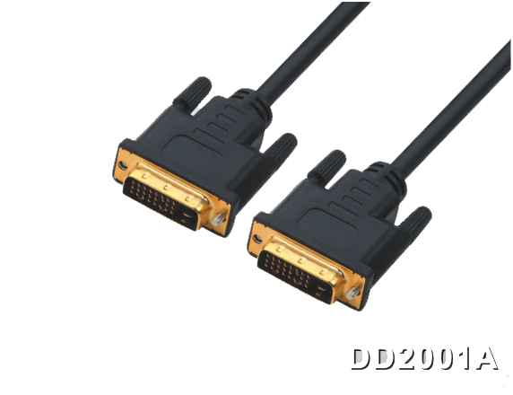 160702. DVI-D / DVI-D 24+1 Pin Male to 24+1 Pin Male Video dual link Cable