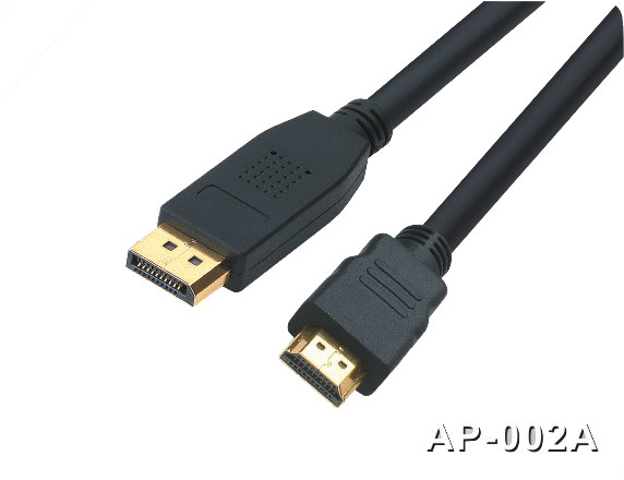 161002. 1080P Displayport DP to HDMI Adapter Cable