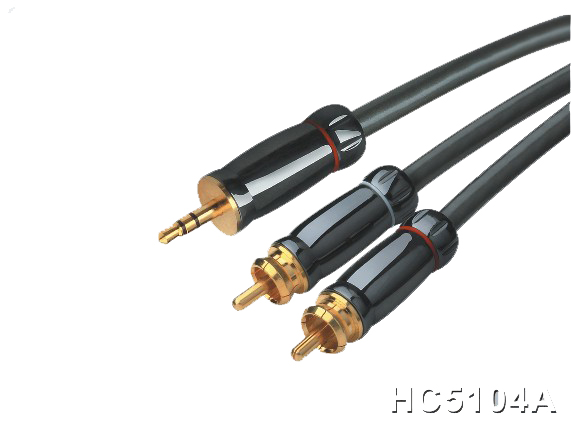 161123. 2 RCA to 3.5mm Audio Cable