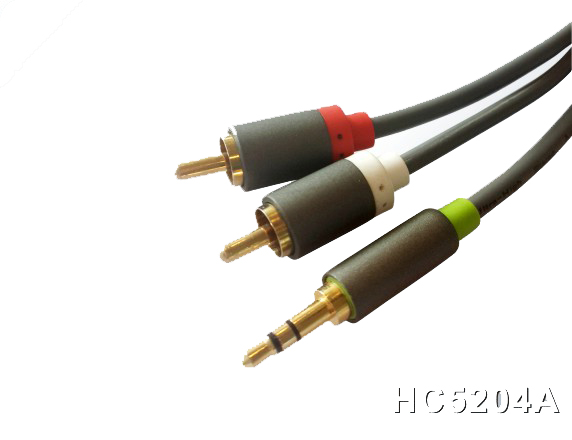 161124. 2 RCA to 3.5mm Audio Cable 