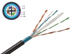 U/UTP Cat6 Double Jacket Outdoor PE